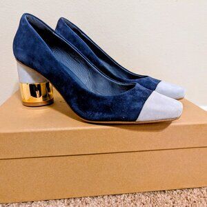 Charlotte Stone Risa (Indigo) Stacked Heel